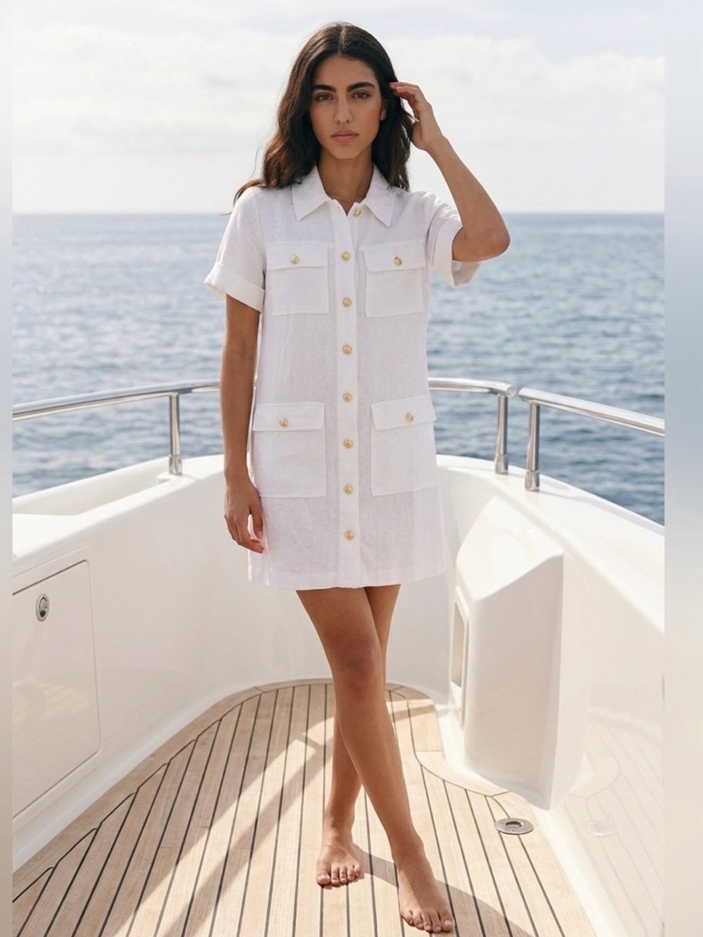 J. Crew Gamine Linen Dress